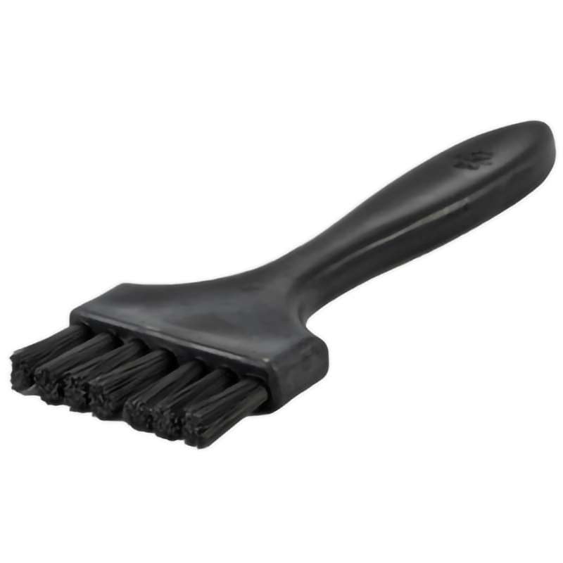 Brush, ESD, 2" Flat, Hard, Conductive, Nylon Bristles